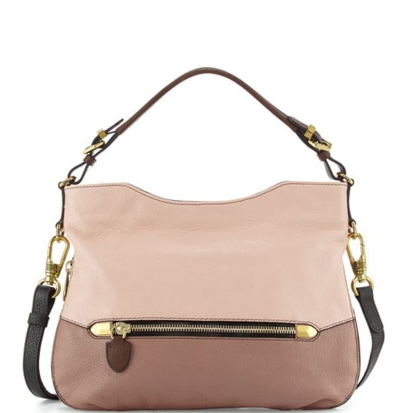 OrYANY Shoulder Ellie Leather Colorblock Hobo Bag - Picture 2 of 14